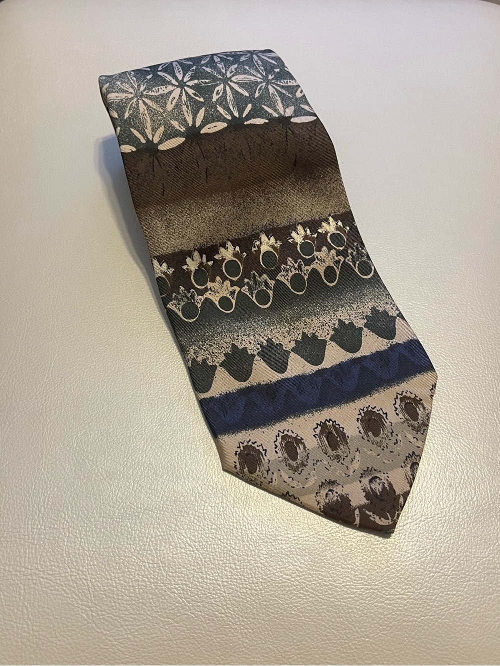 Vintage Clubfellow Made in Italy Pure Silk Tie